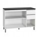 BALCAO C/TAMPO 120CM 3P EVIDENCE BRANCO POLIMAN BALCAO C/TAMPO 120CM 3P EVIDENCE BRANCO POLIMAN
