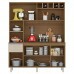 KIT COZINHA 160CM 6P ALICE CARVALHO/OFF WHITE POLIMAN KIT COZINHA 160CM 6P ALICE CARVALHO/OFF WHITE POLIMAN