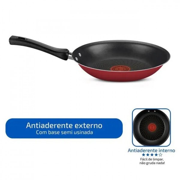 FRIGIDEIRA 20CM TODO DIA VERMELHA ROCHEDO FRIGIDEIRA 20CM TODO DIA VERMELHA ROCHEDO