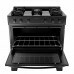 FOGAO 5B VIDRO MILAO GLASS PRETO ATLAS