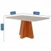 MESA 1,30 PATRICIA CINAMOMO/OFF WHITE CIMOL