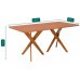 MESA 1,80 CACAU SEM VIDRO MADEIRA/CINAMOMO CIMOL