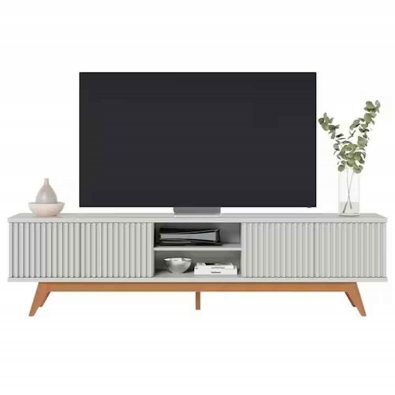 BANCADA 218CM FORTALEZA OFF WHITE MATTE COLIBRI