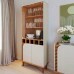 CRISTALEIRA 70CM JURERE OFF WHITE MATTE/FREIJO COLIBRI