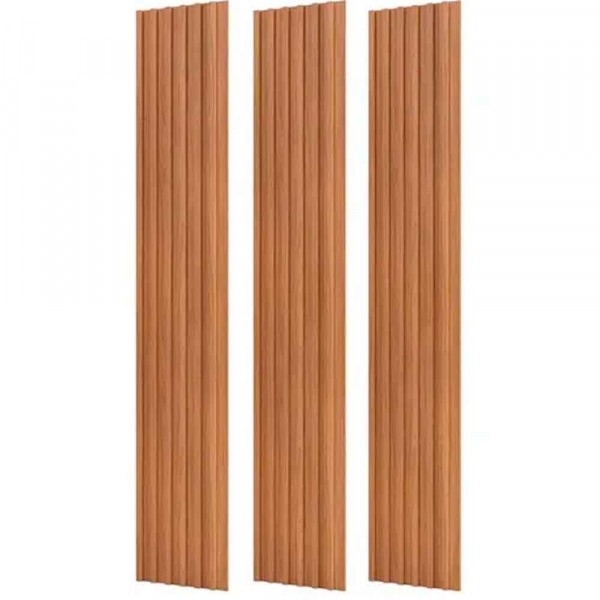 MODULO ADICIONAL 240CM RIPADO CENTRAL 3 PERFIS PAINEL PRATIC DJ