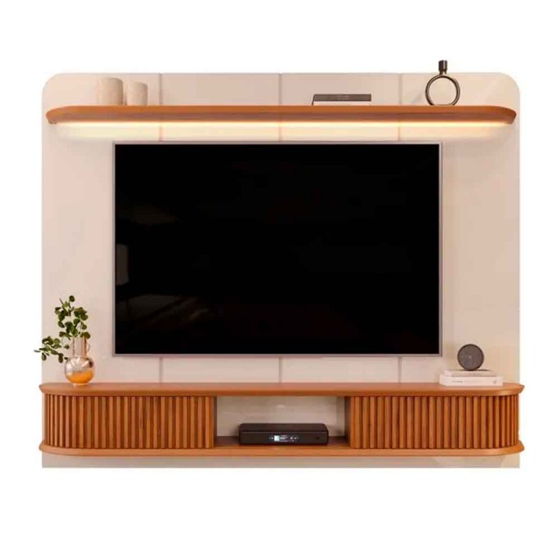 PAINEL 215CM CAPRI OFF WHITE/FREIJO DJ PAINEL 215CM CAPRI OFF WHITE/FREIJO DJ