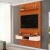 PAINEL RIPADO 143X240 PRATIC C/ BANCADA ISAC FREIJO/FREIJO/OFF WHITE DJ