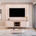 BANCADA COM PAINEL 180CM ADELE OFF WHITE/OFF WHITE DJ MOVEIS BANCADA COM PAINEL 180CM ADELE OFF WHITE/OFF WHITE DJ MOVEIS