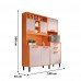 KIT-160 6PT 2GV NAPOLES CINAMOMO/OFF WHITE ITATIAIA KIT-160 6PT 2GV NAPOLES CINAMOMO/OFF WHITE ITATIAIA