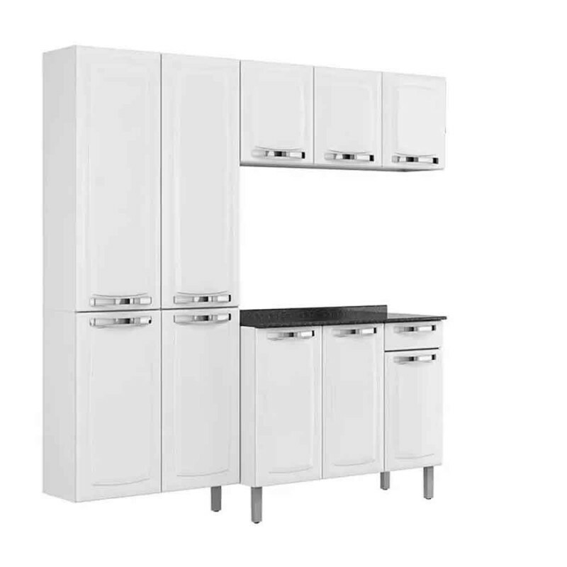 COZ 1 ROSE BRANCO C/IG3G1105 PANELEIRO BRANCO + AÉREO BRANCO + BALCÃO BRANCO COZ 1 ROSE BRANCO C/IG3G1105 PANELEIRO BRANCO + AÉREO BRANCO + BALCÃO BRANCO