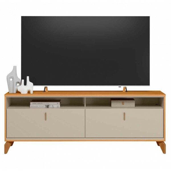 RACK 160CM DUBAI TAUARI/OFF WHITE FOSCO LINEA BRASIL RACK 160CM DUBAI TAUARI/OFF WHITE FOSCO LINEA BRASIL