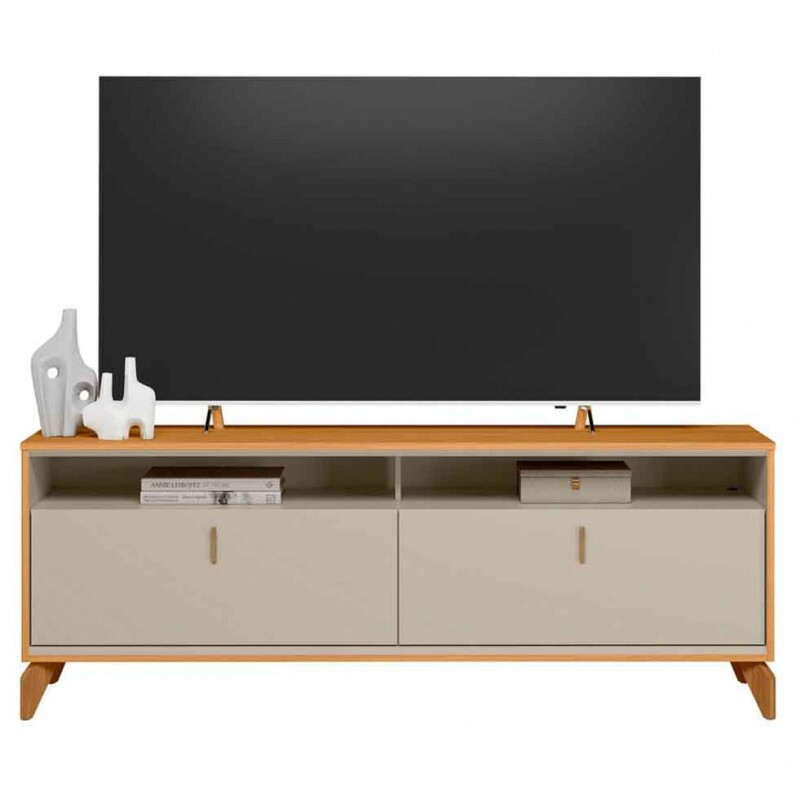RACK 160CM DUBAI TAUARI/OFF WHITE FOSCO LINEA BRASIL RACK 160CM DUBAI TAUARI/OFF WHITE FOSCO LINEA BRASIL