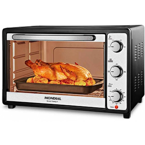 FORNO ELETRICO 52 LITROS FRN-52 PRETO 127V MONDIAL FORNO ELETRICO 52 LITROS FRN-52 PRETO 127V MONDIAL