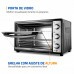 FORNO ELETRICO 52 LITROS FRN-52 PRETO 127V MONDIAL FORNO ELETRICO 52 LITROS FRN-52 PRETO 127V MONDIAL
