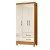 ROUPEIRO 3 PORTAS 2 GAVETAS 951032 LIMA FREIJO/OFF WHITE MOVAL