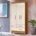 ROUPEIRO 3 PORTAS 2 GAVETAS 951032 LIMA FREIJO/OFF WHITE MOVAL ROUPEIRO 3 PORTAS 2 GAVETAS 951032 LIMA FREIJO/OFF WHITE MOVAL