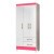 ROUPEIRO 3 PORTAS 2 GAVETAS 951440 LIMA BRANCO/ROSA MOVAL