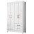 ROUPEIRO 4 PORTAS 2 GAVETAS 952440 CHILE BRANCO AB MOVAL