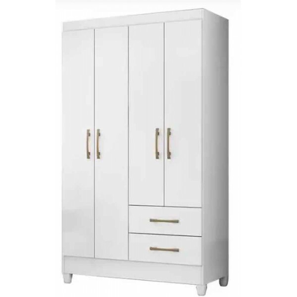 ROUPEIRO 4 PORTAS 2 GAVETAS 952440 CHILE BRANCO AB MOVAL