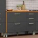 BALCAO 2 PORTAS 3 GAVETAS 120CM 100% MDF PRINCESA NESHER BALCAO 2 PORTAS 3 GAVETAS 120CM 100% MDF PRINCESA NESHER
