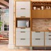 PANELEIRO 2 PORTAS 3 GAVETAS FORNO 70CM 100% MDF IMPERATRIZ FREIJO-OFF WHITE NESHER PANELEIRO 2 PORTAS 3 GAVETAS FORNO 70CM 100% MDF IMPERATRIZ FREIJO-OFF WHITE NESHER