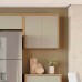 ARMARIO AEREO 2 PORTAS 80CM 100% MDF CONDESSA CARVALHO-GREIGE NESHER ARMARIO AEREO 2 PORTAS 80CM 100% MDF CONDESSA CARVALHO-GREIGE NESHER