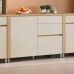 BALCAO 1 PORTA 3 GAVETAS 120CM 100% MDF CONDESSA CARVALHO-GREIGE NESHER BALCAO 1 PORTA 3 GAVETAS 120CM 100% MDF CONDESSA CARVALHO-GREIGE NESHER