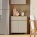 BALCAO 2 PORTAS 1 GAVETA 80CM 100% CONDESSA MDF CARVALHO-GREIGE NESHER BALCAO 2 PORTAS 1 GAVETA 80CM 100% CONDESSA MDF CARVALHO-GREIGE NESHER