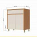 BALCAO 2 PORTAS 1 GAVETA 80CM 100% CONDESSA MDF CARVALHO-GREIGE NESHER BALCAO 2 PORTAS 1 GAVETA 80CM 100% CONDESSA MDF CARVALHO-GREIGE NESHER