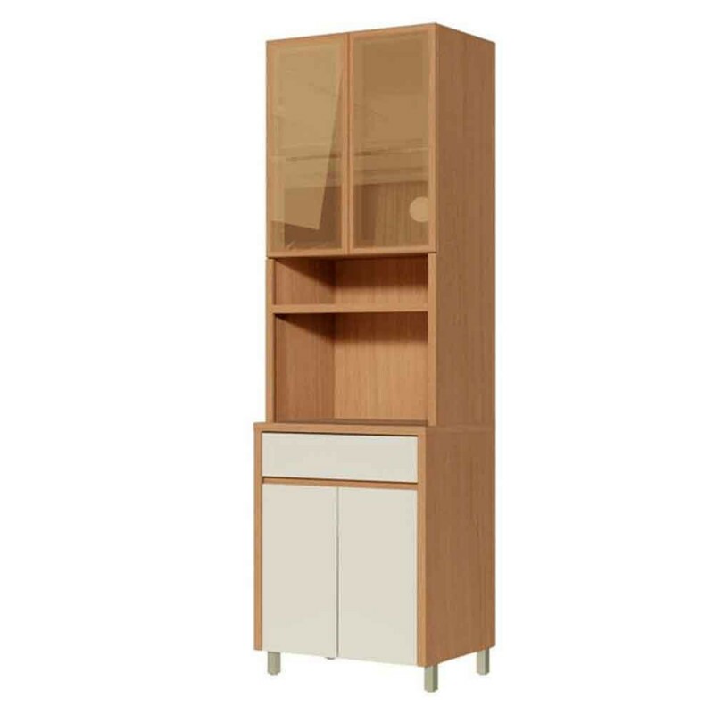 PANELEIRO 4 PORTAS 1 GAVETA 70CM 100% MDF CONDESSA CARVALHO-GREIGE NESHER PANELEIRO 4 PORTAS 1 GAVETA 70CM 100% MDF CONDESSA CARVALHO-GREIGE NESHER