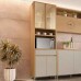 PANELEIRO 4 PORTAS 1 GAVETA 70CM 100% MDF CONDESSA CARVALHO-GREIGE NESHER PANELEIRO 4 PORTAS 1 GAVETA 70CM 100% MDF CONDESSA CARVALHO-GREIGE NESHER