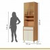 PANELEIRO 4 PORTAS 1 GAVETA 70CM 100% MDF CONDESSA CARVALHO-GREIGE NESHER PANELEIRO 4 PORTAS 1 GAVETA 70CM 100% MDF CONDESSA CARVALHO-GREIGE NESHER