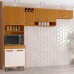 COZINHA COMPACTA 258CM 8P PANELEIRO DUPLO MALTA FREIJO/RIPADO/OFF ACETINADO POLIMAN